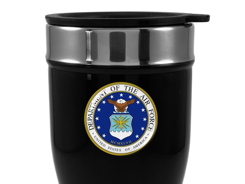 Travel Mug with U.S. Department Of The AIR Force Logo